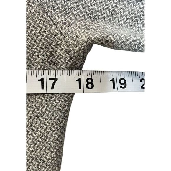 Anthropologie Women's Gray Faux Fur Trim Cardigan Sweater S Cottagecore Fall - Picture 11 of 14